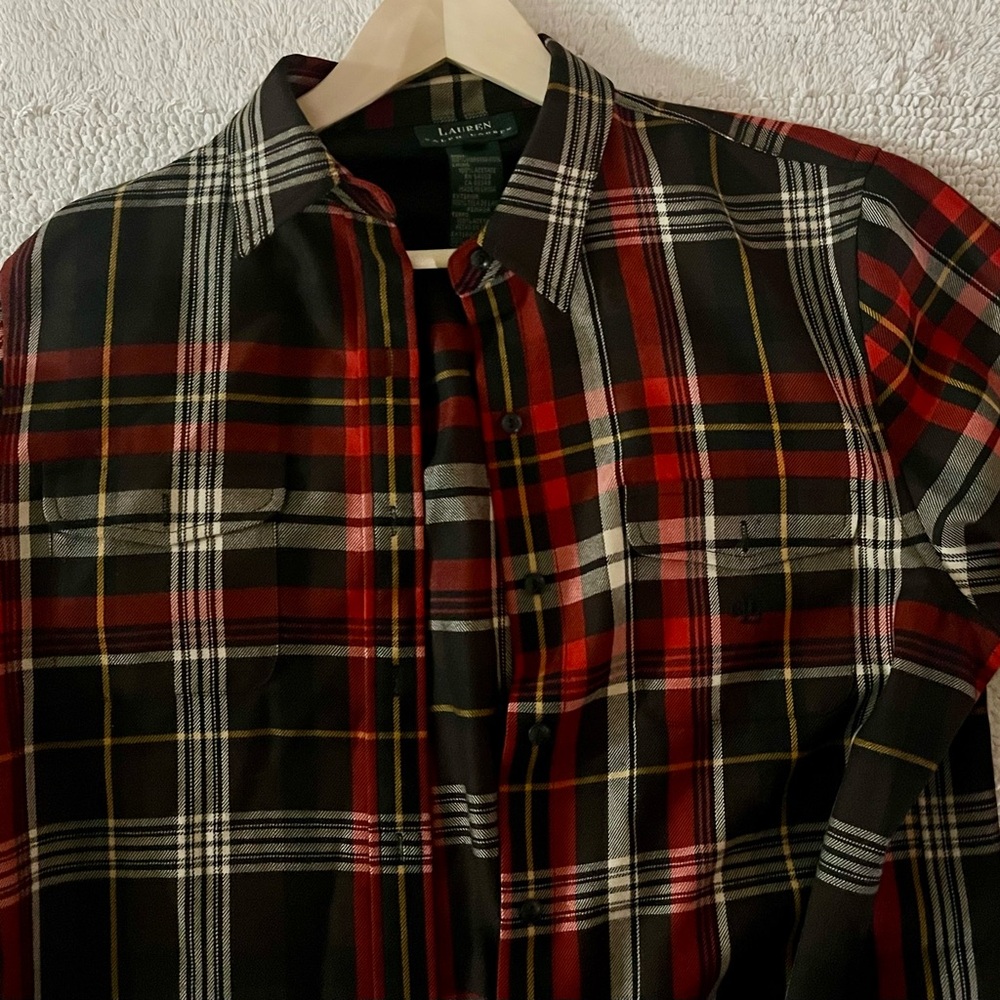 Ralph Lauren Large Plaid Shacket Shirt